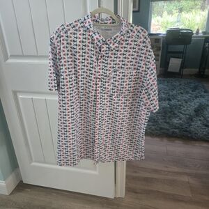 Men's Columbia White Shirt, XL